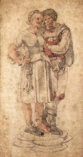 Albrecht Durer Amorous Peasants oil painting image